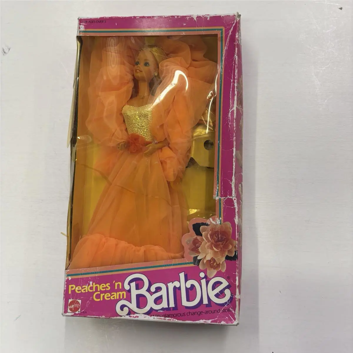 Vintage 1984 Peaches N’ Cream Barbie Doll 7926 Made In Taiwan