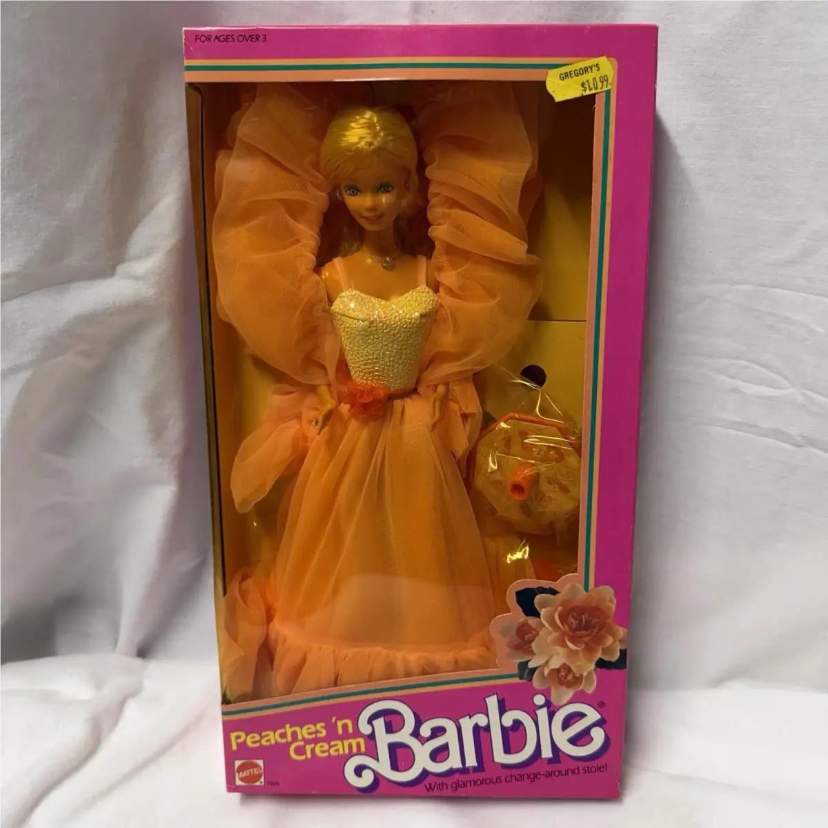 Vintage 80s Mattel Barbie 7926 Peaches `N Cream Barbie Doll Nrfb