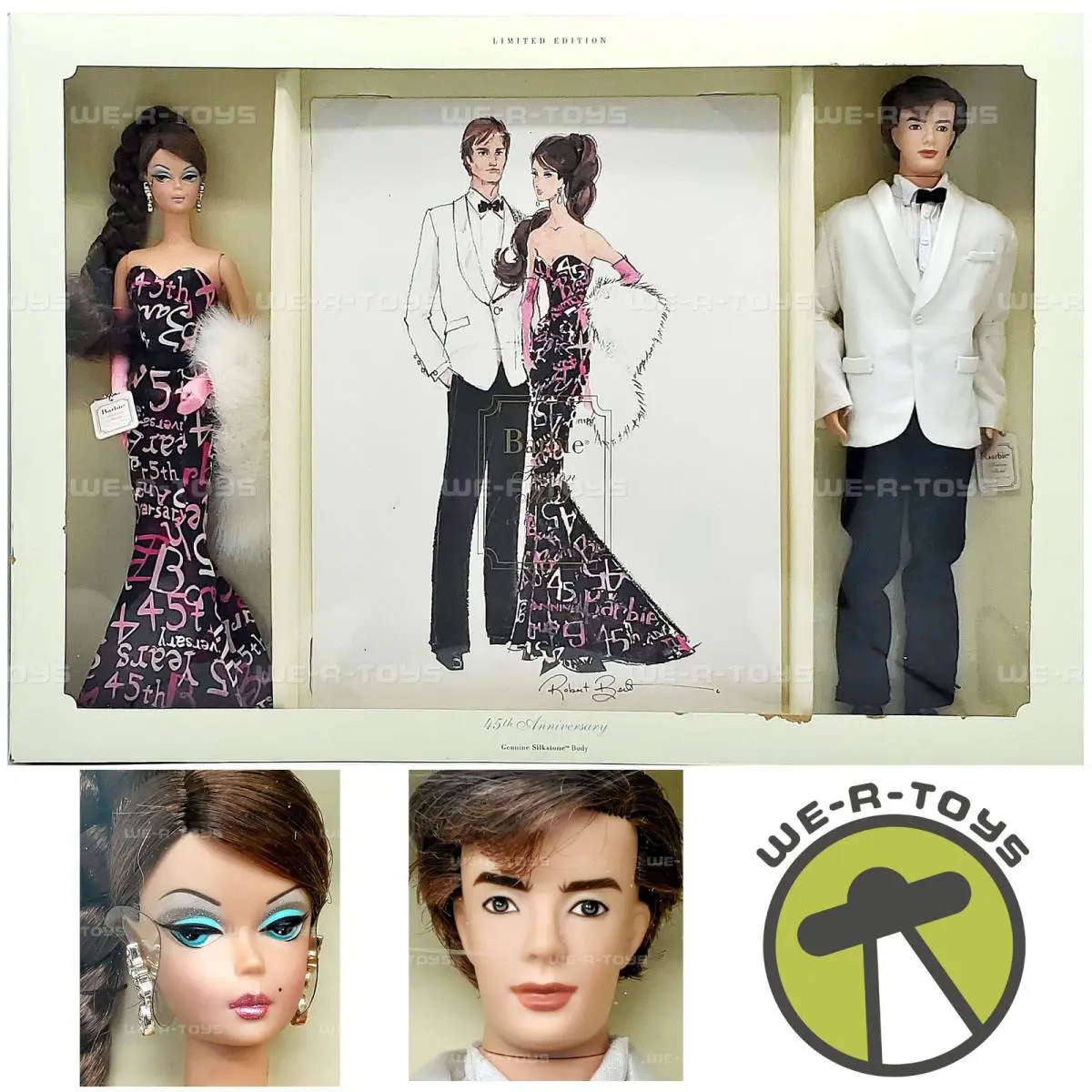 45th Anniversary Barbie Ken Doll Giftset 2003 Mattel C4656