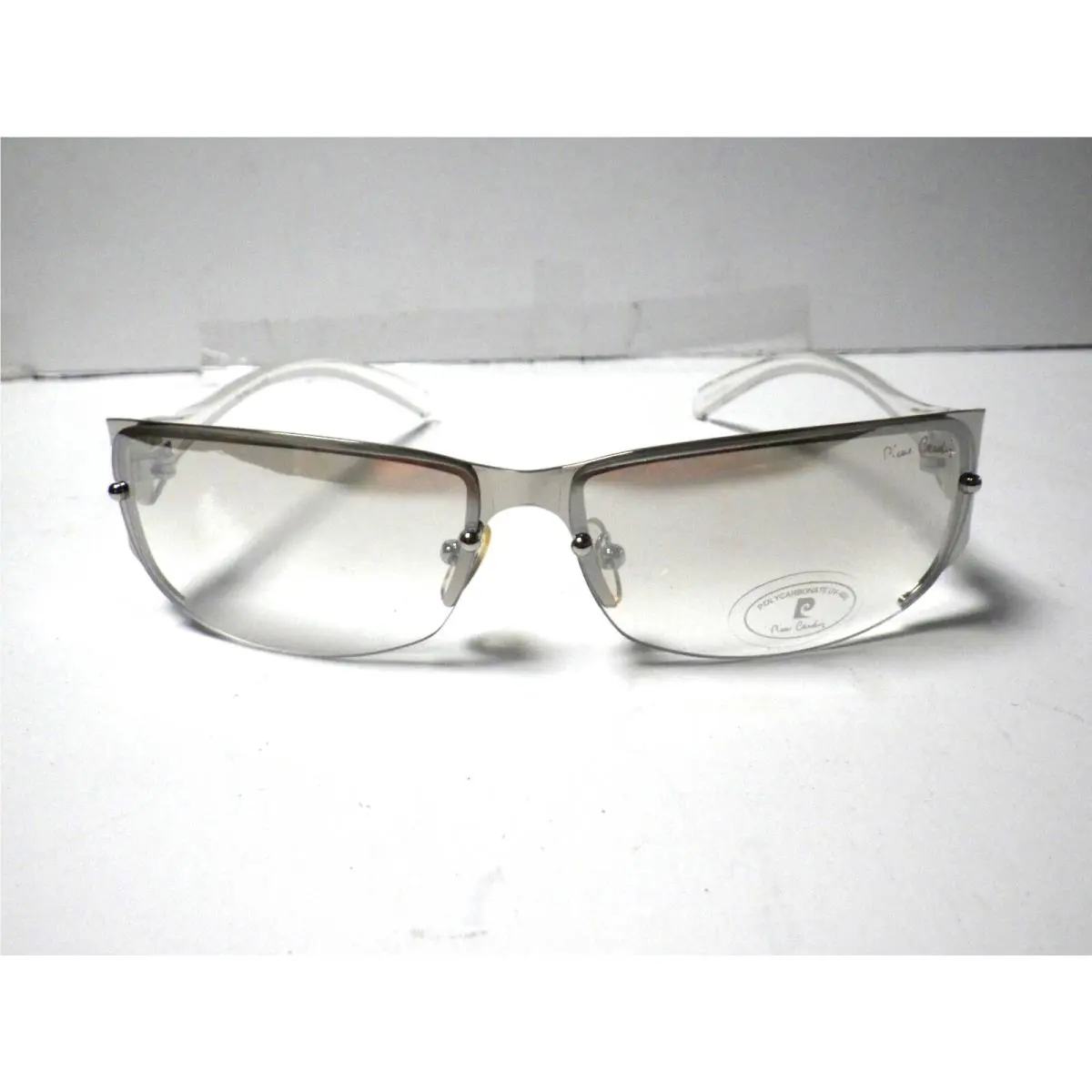 Pierre Cardin Paris Fashion Sunglasses Polycarbonate UV400 Silver Reflective