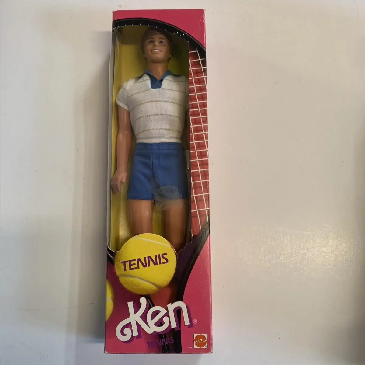 Vintage 1986 Mattel Tennis Ken Doll Nrfb Foreign/international Packaging -htf