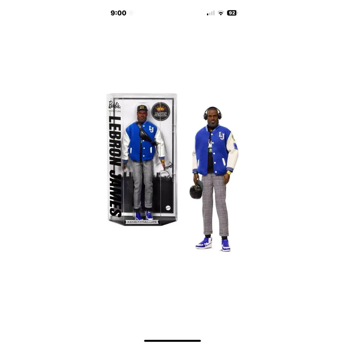Barbie Signature Collector Lebron James Kenbassadors Ken Doll HRM33 2025