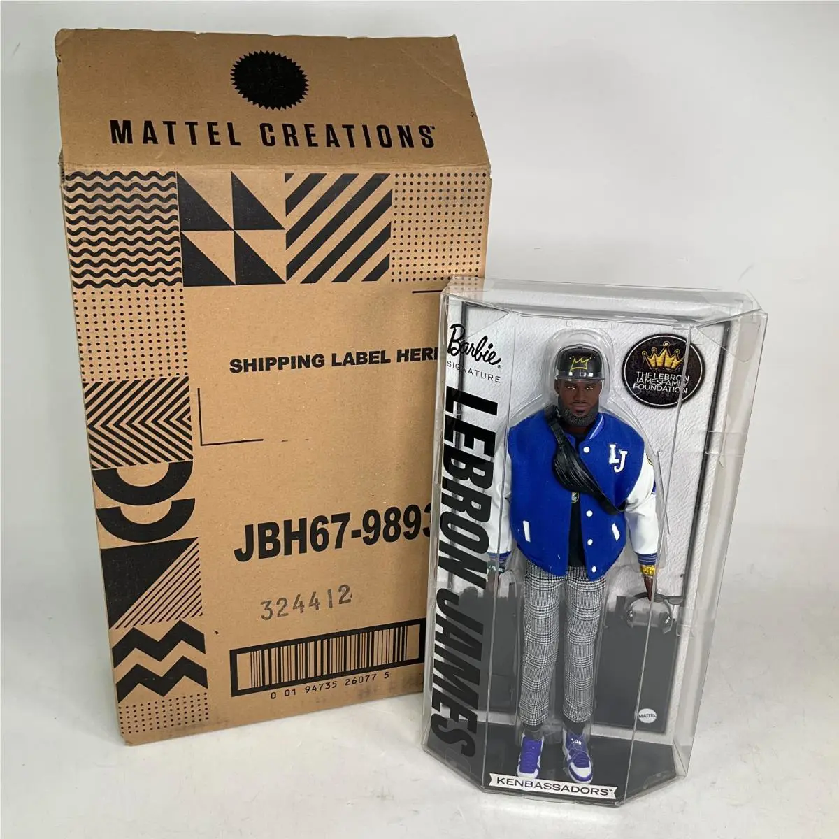Barbie Signature Lebron James Kenbassadors Exclusive Foundation Doll Collectible - Doll Hair: Black, Doll Eye: Brown