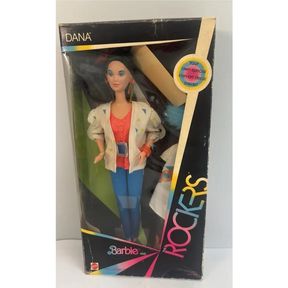 Vintage 1985 Mattel Barbie and The Rockers Wave 1 “dana” 1196 Nrfb