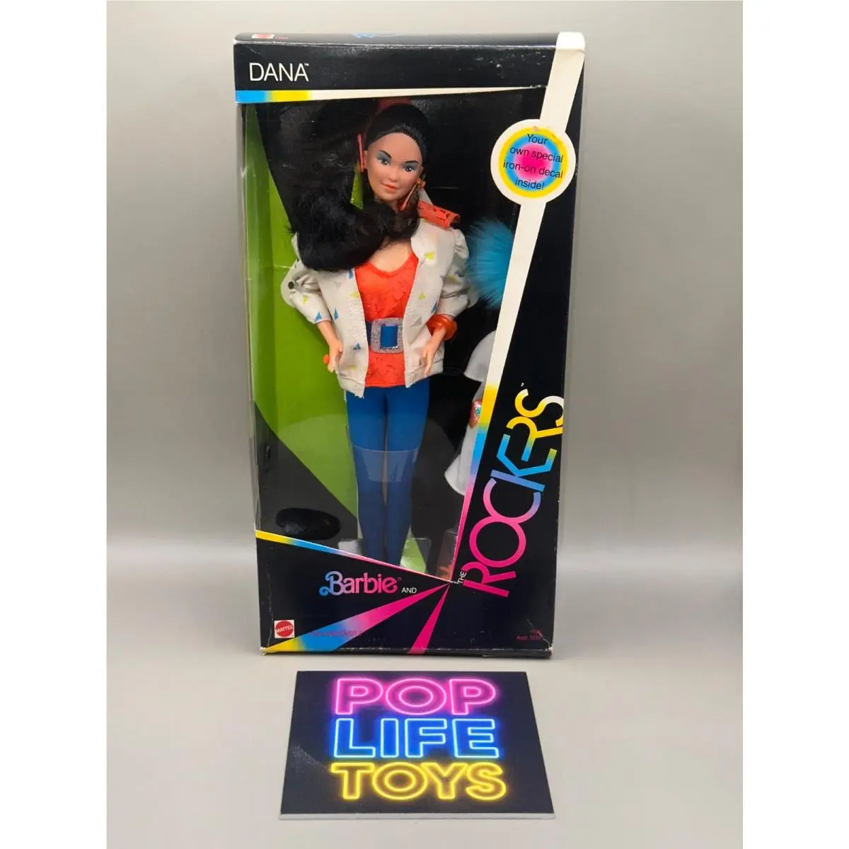 Vintage 1985 Mattel Barbie and The Rockers Wave 1 “dana” 1196 Nrfb