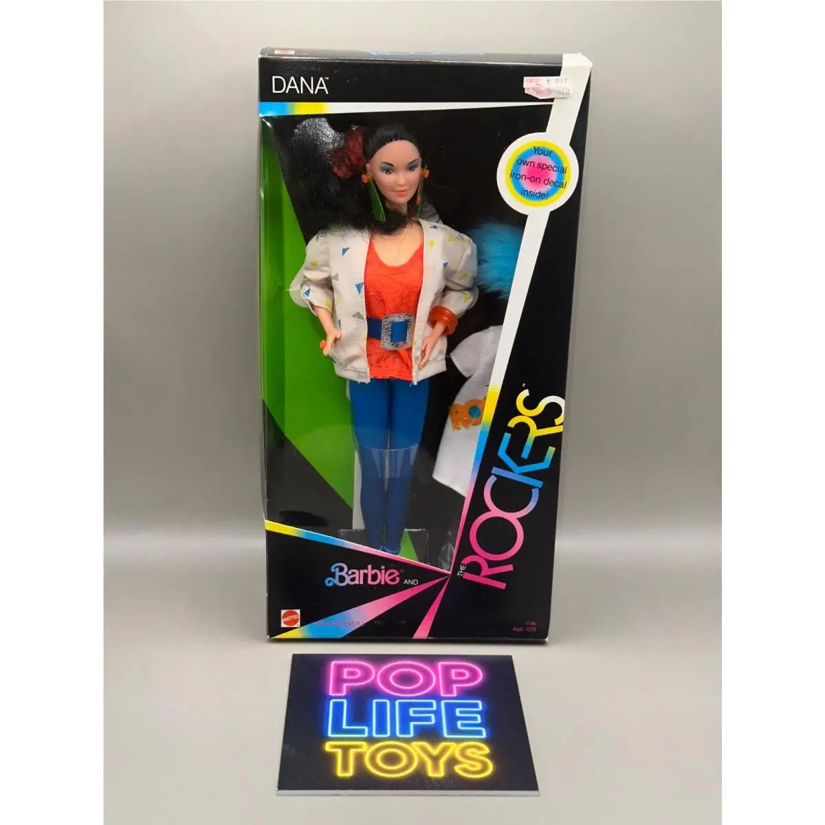 Vintage 1985 Mattel Barbie and The Rockers Wave 1 “dana” 1196 Nrfb
