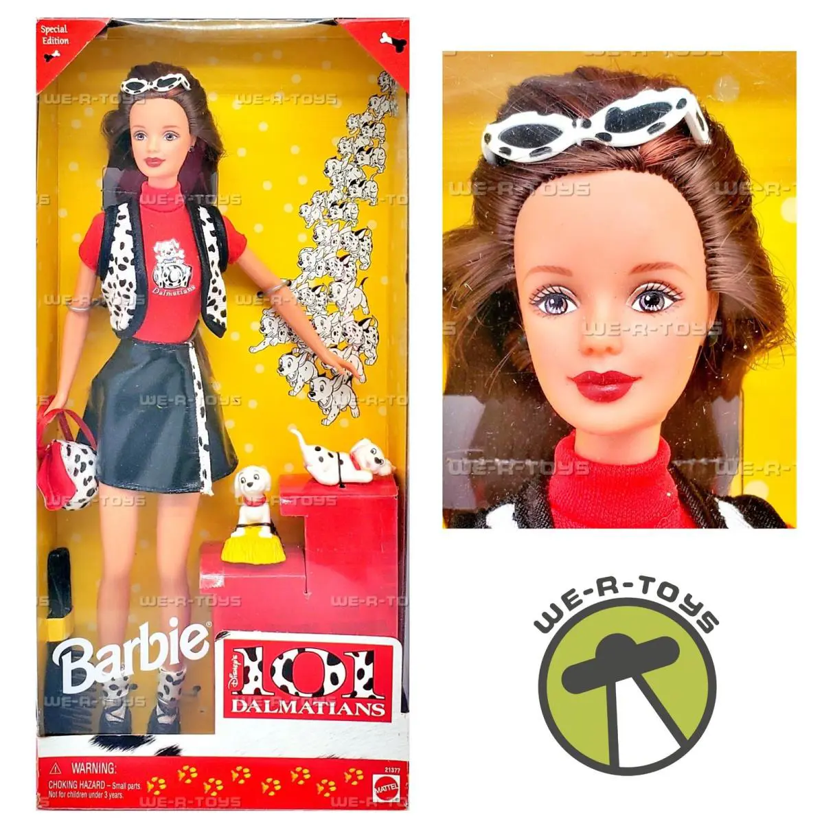 Barbie 101 Dalmatians Special Edition Brunette Doll 1998 Mattel 21377