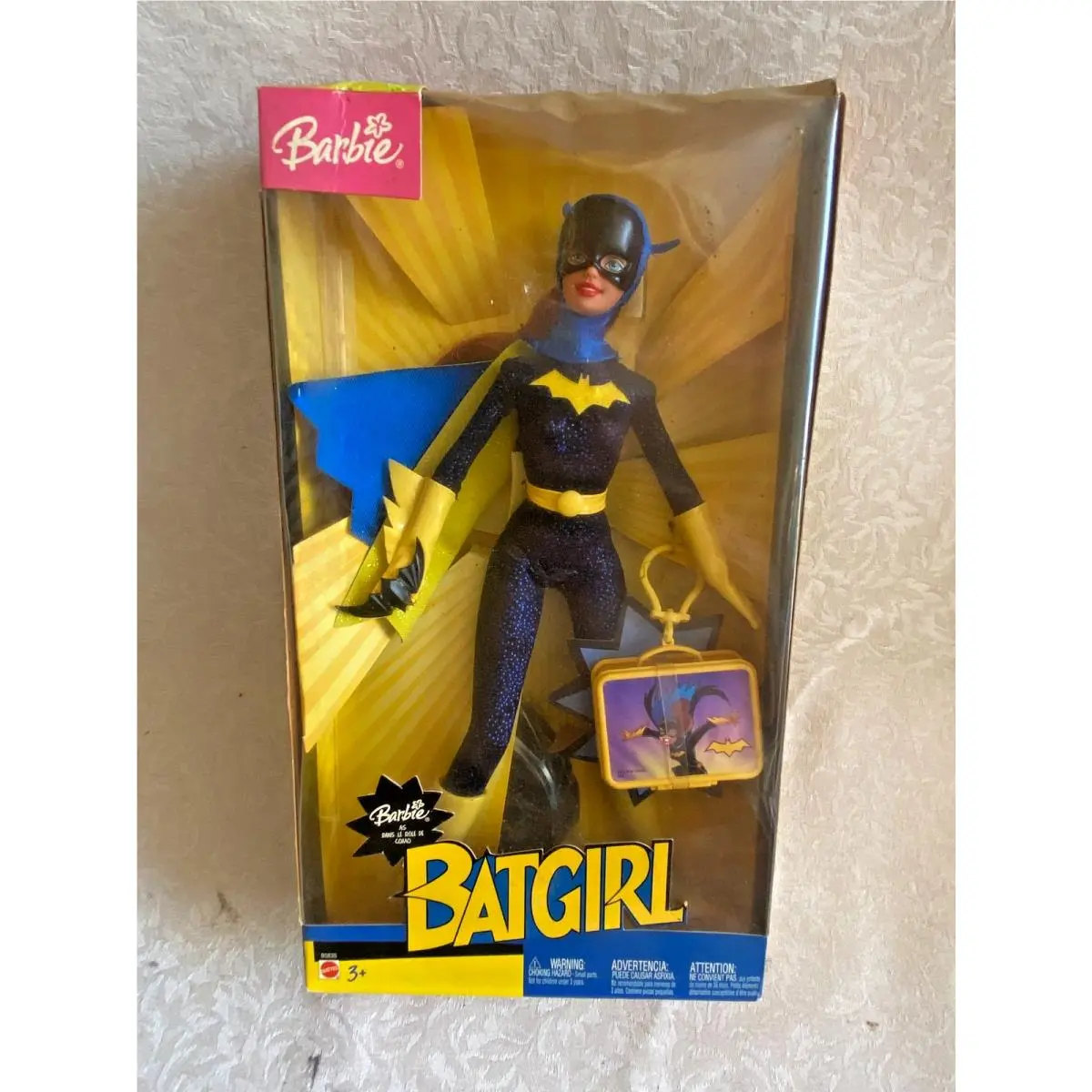 Vintage 2003 Mattel Barbie as Batgirl DC Comics Superhero Doll Box C3211
