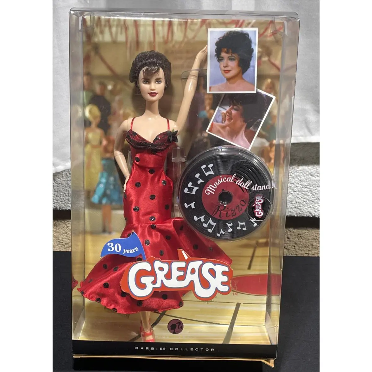 Barbie Grease Doll - Rizzo Musical Doll Stand Pink Label
