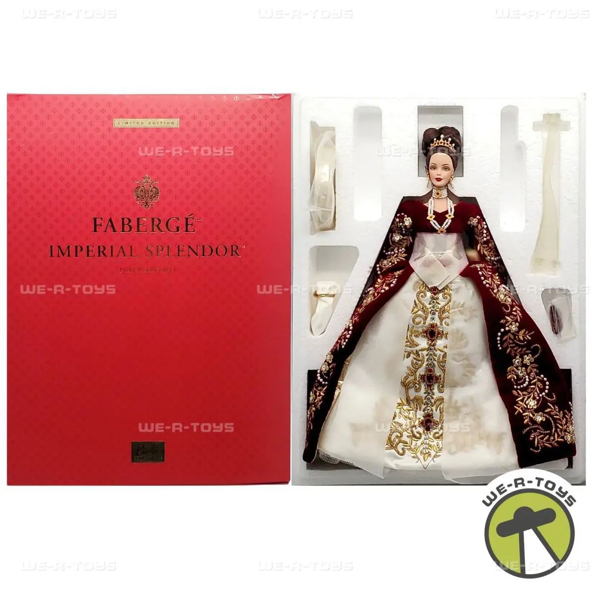 Faberg Imperial Splendor Porcelain Barbie Doll 2nd in a Series Mattel 27028