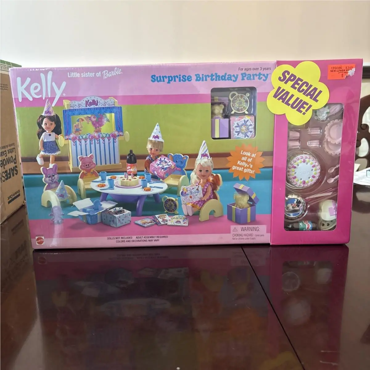Surprise Birthday Party Kelly Friends Barbie Special Play SET_67346_NRFB