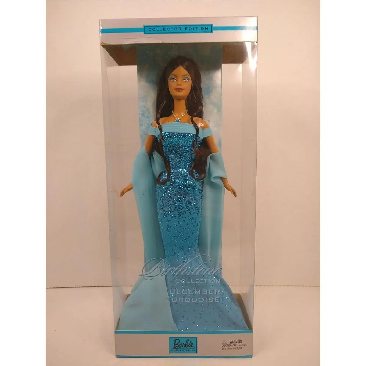 Barbie Birthstone Collection December/turquoise 2002 Nrfb B2397 Collector Editio