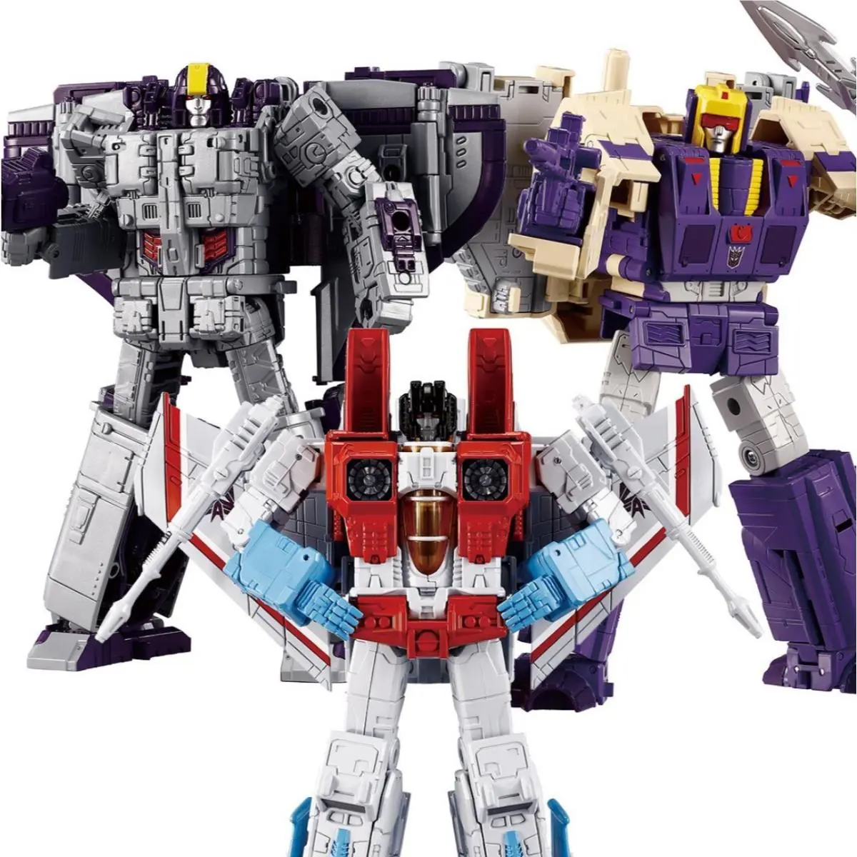 Transformers Dramatic Capture Series Triple Threat Takeover 3-Pack In-stock