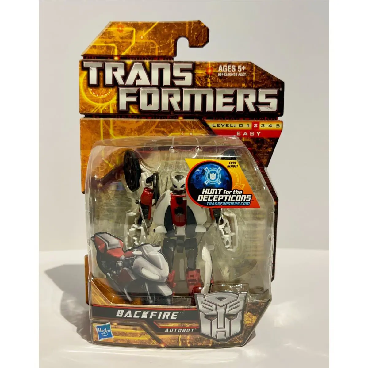 Backfire Transformers Hunt For The Decepticons Scout Class Mosc Hasbro Hftd