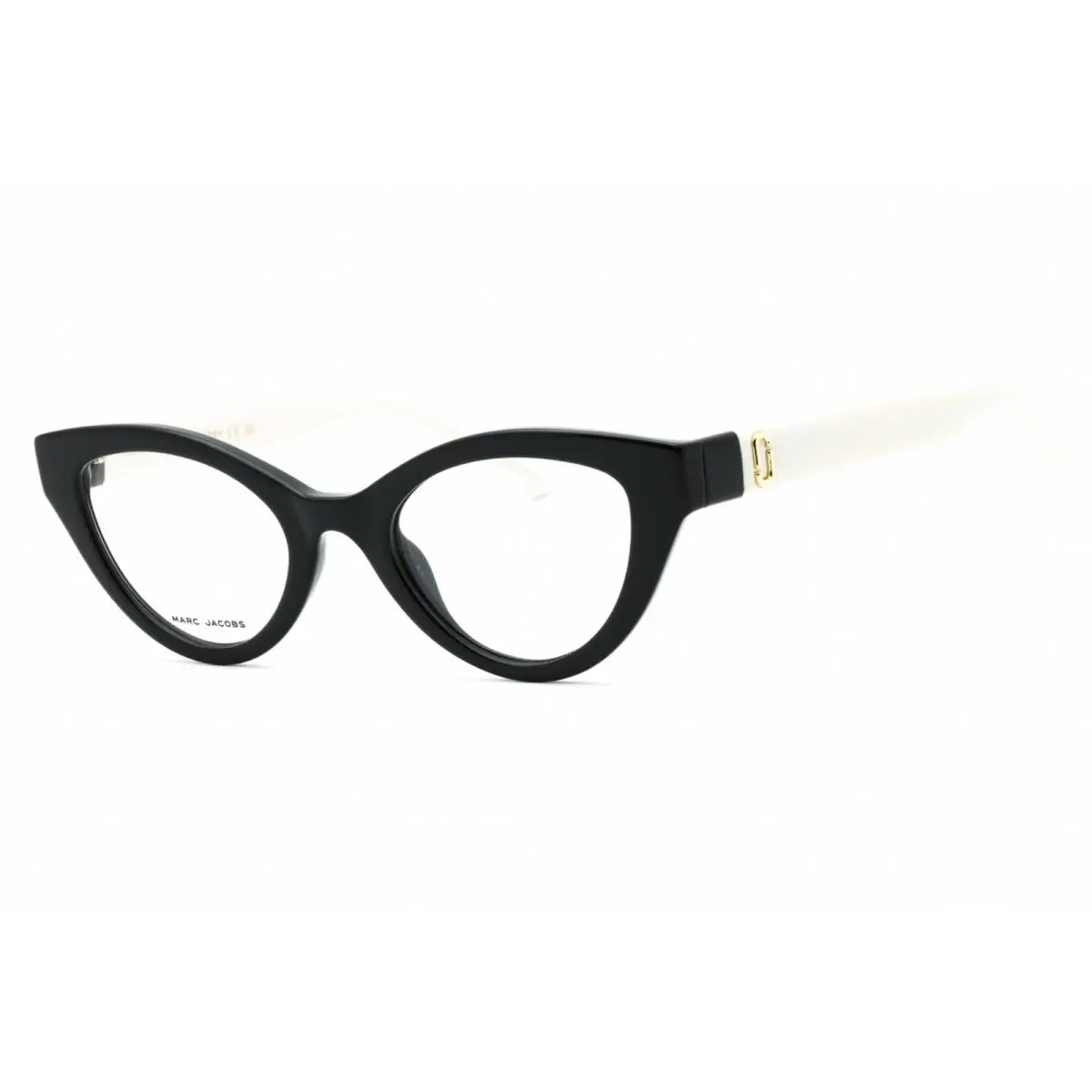 Marc Jacobs Women`s Eyeglasses Black White Cat Eye Shape Frame Marc 651 080S 00 - Frame: Black White, Lens: Clear Demo