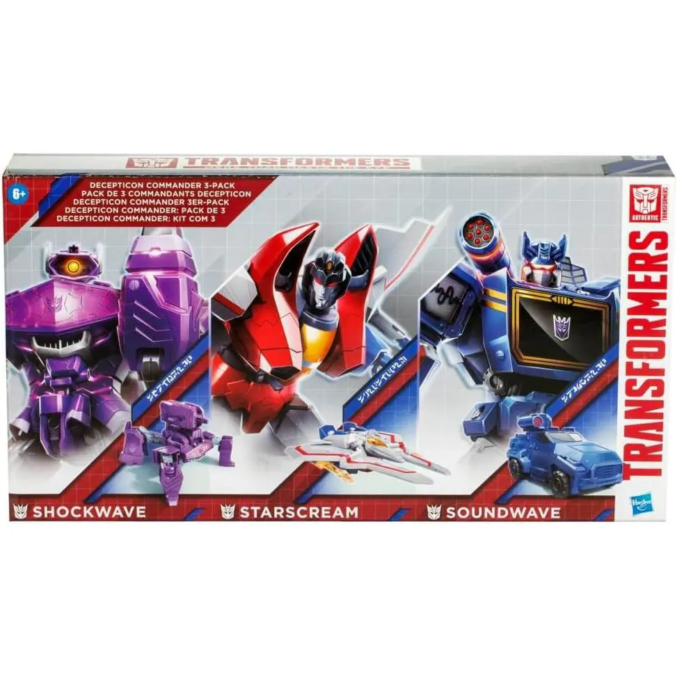 Generations Shockwave Starscream Soundwave Commander Action Figure 3-Pack