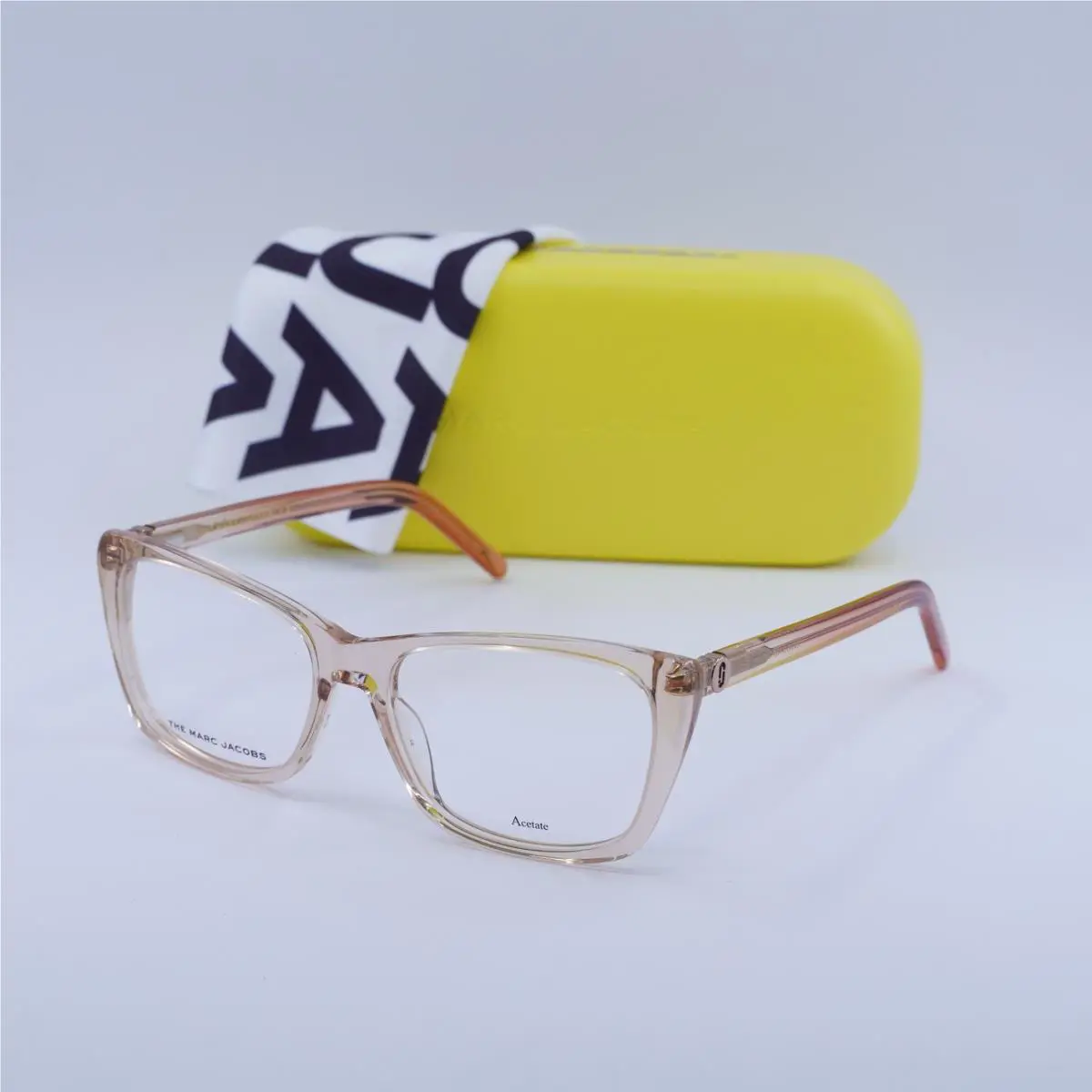 Marc Jacobs Marc 598 0R83 00 Transparent Orange Beige 54mm Eyeglasses