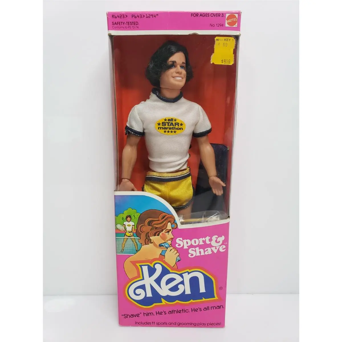 Vintage 1979 Mattel Sport Shave Ken 1294