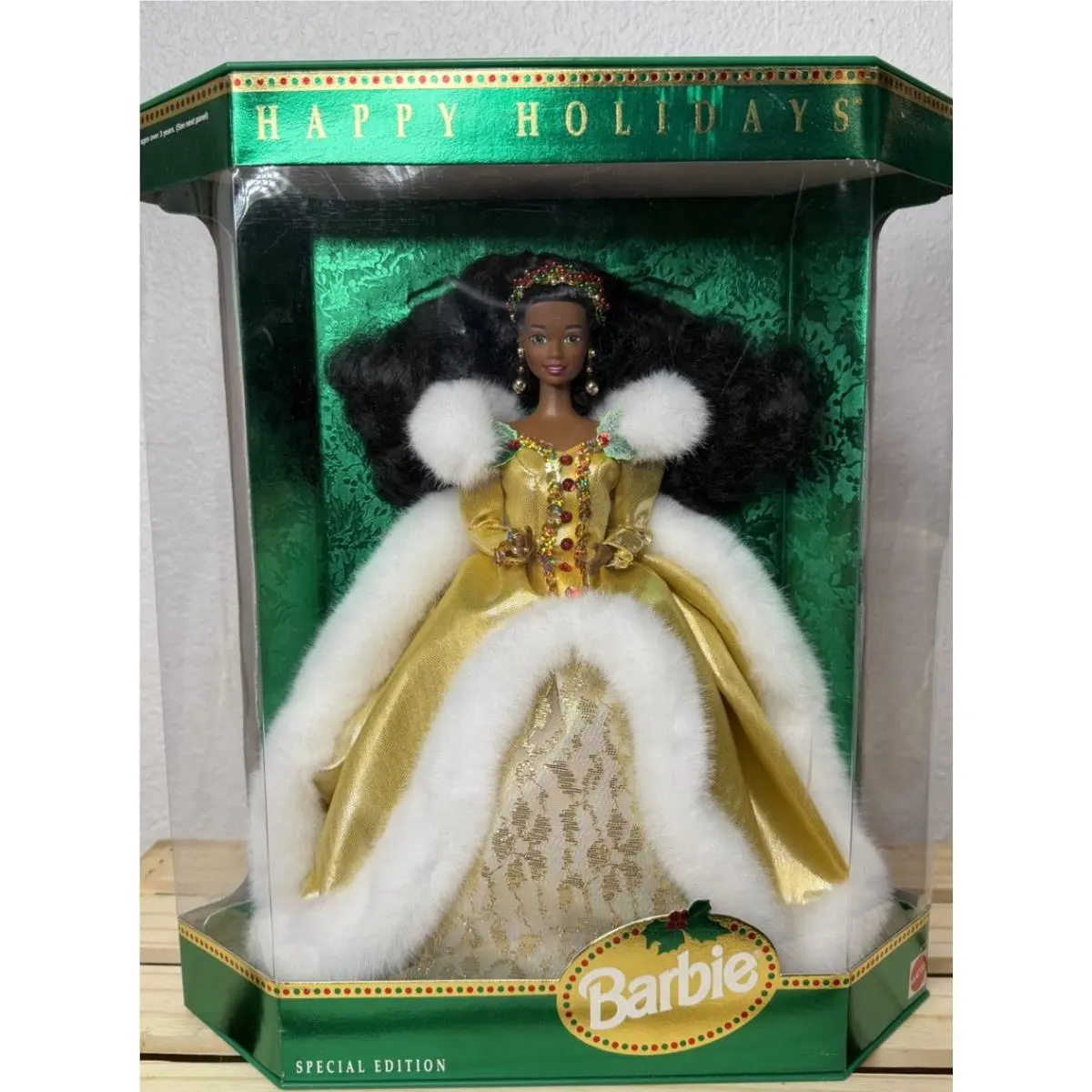 Vintage Barbie Happy Holidays Special Edition Barbie Doll African American