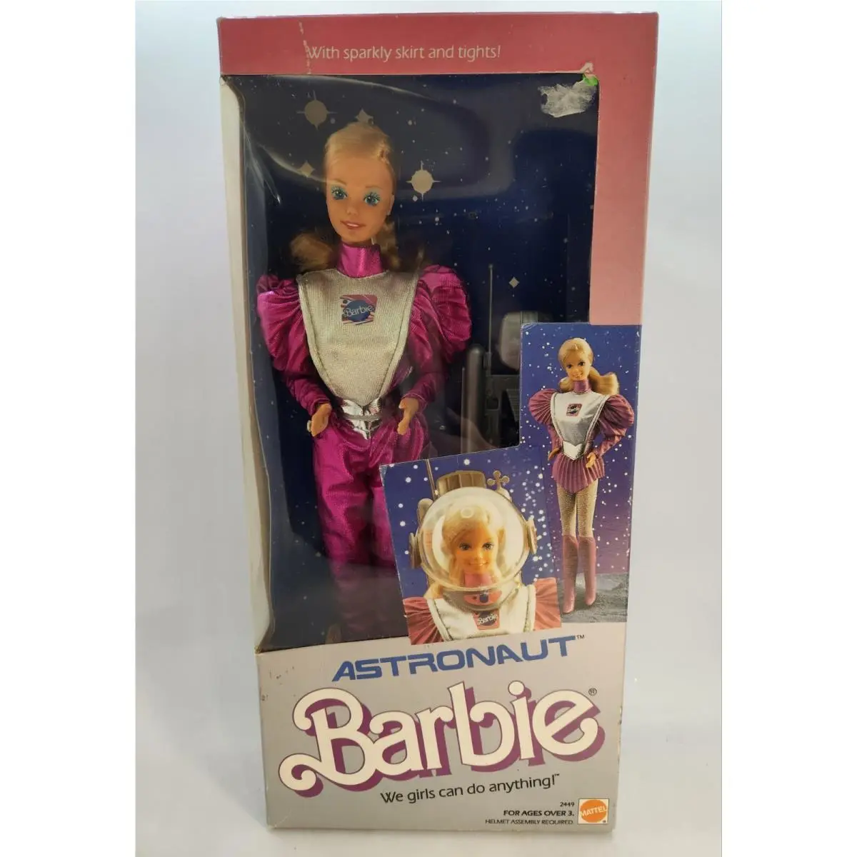 Vintage 1985 Mattel Astronaut Barbie Doll 2449
