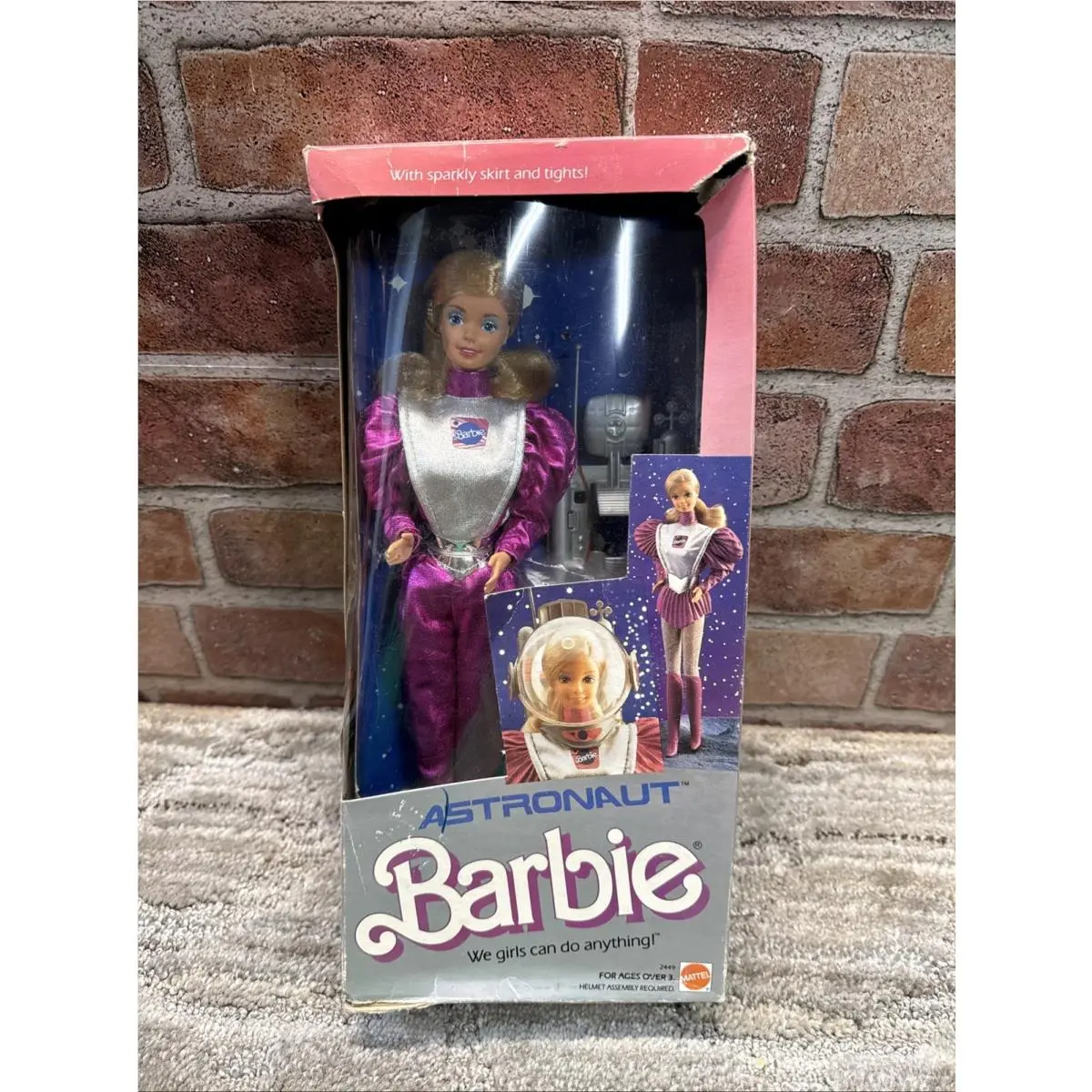 Vintage Astronaut Barbie Doll Mattel 2449 Vintage 1985