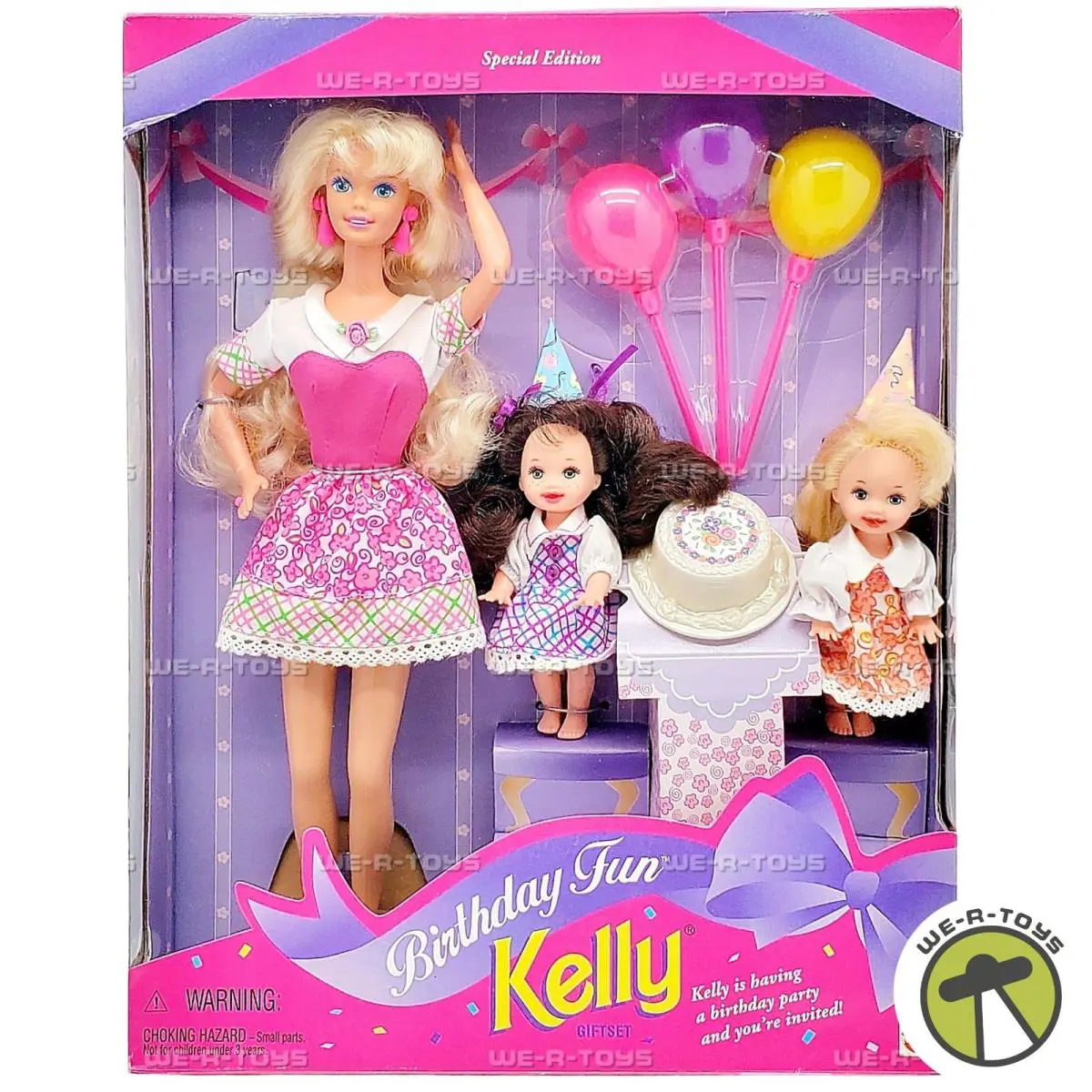 Birthday Fun Special Edition Kelly Chelsie Barbie Doll 1996 Mattel 15610