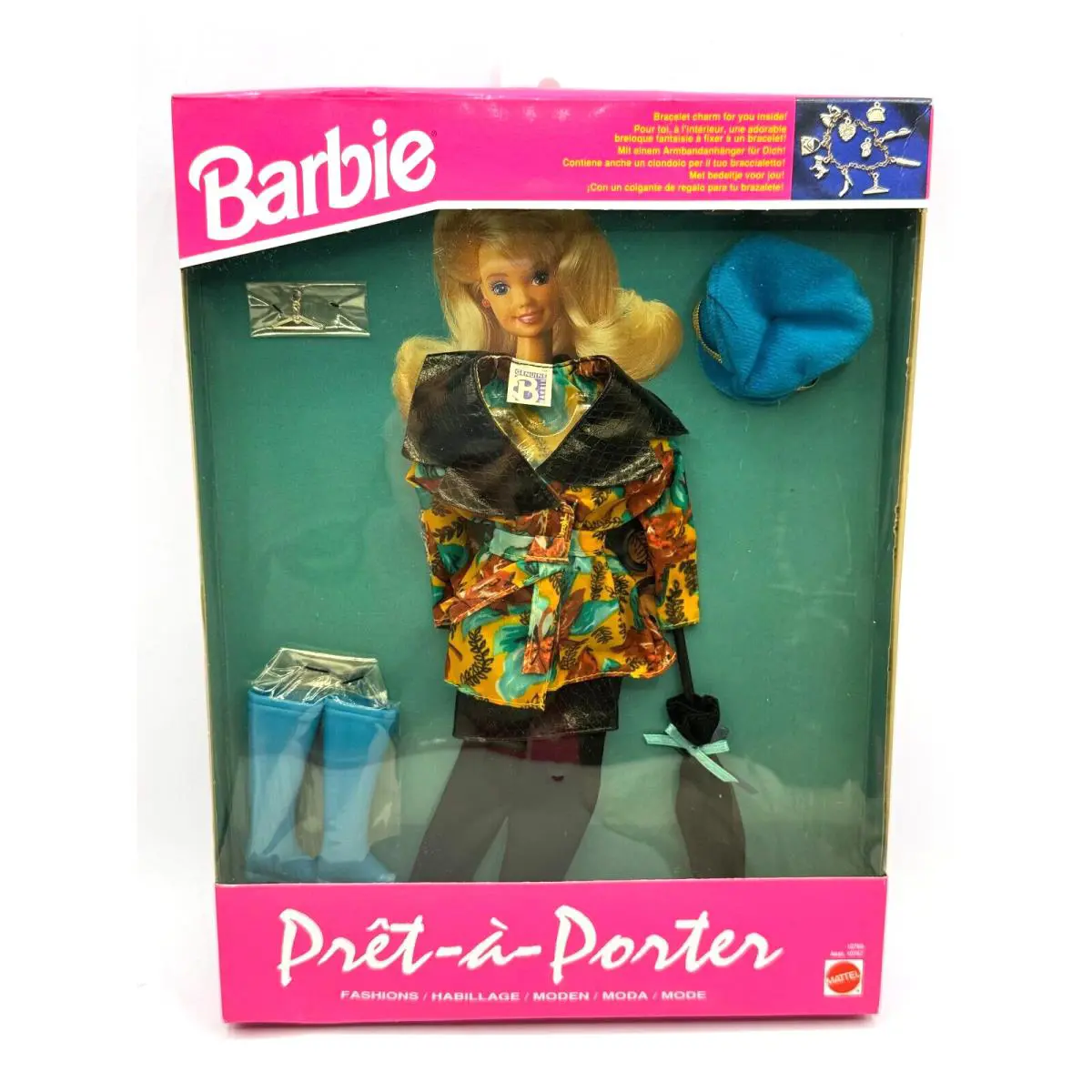 BK G Barbie Doll Fashion 1993 Pret-a-porter Foreign 10767 10765