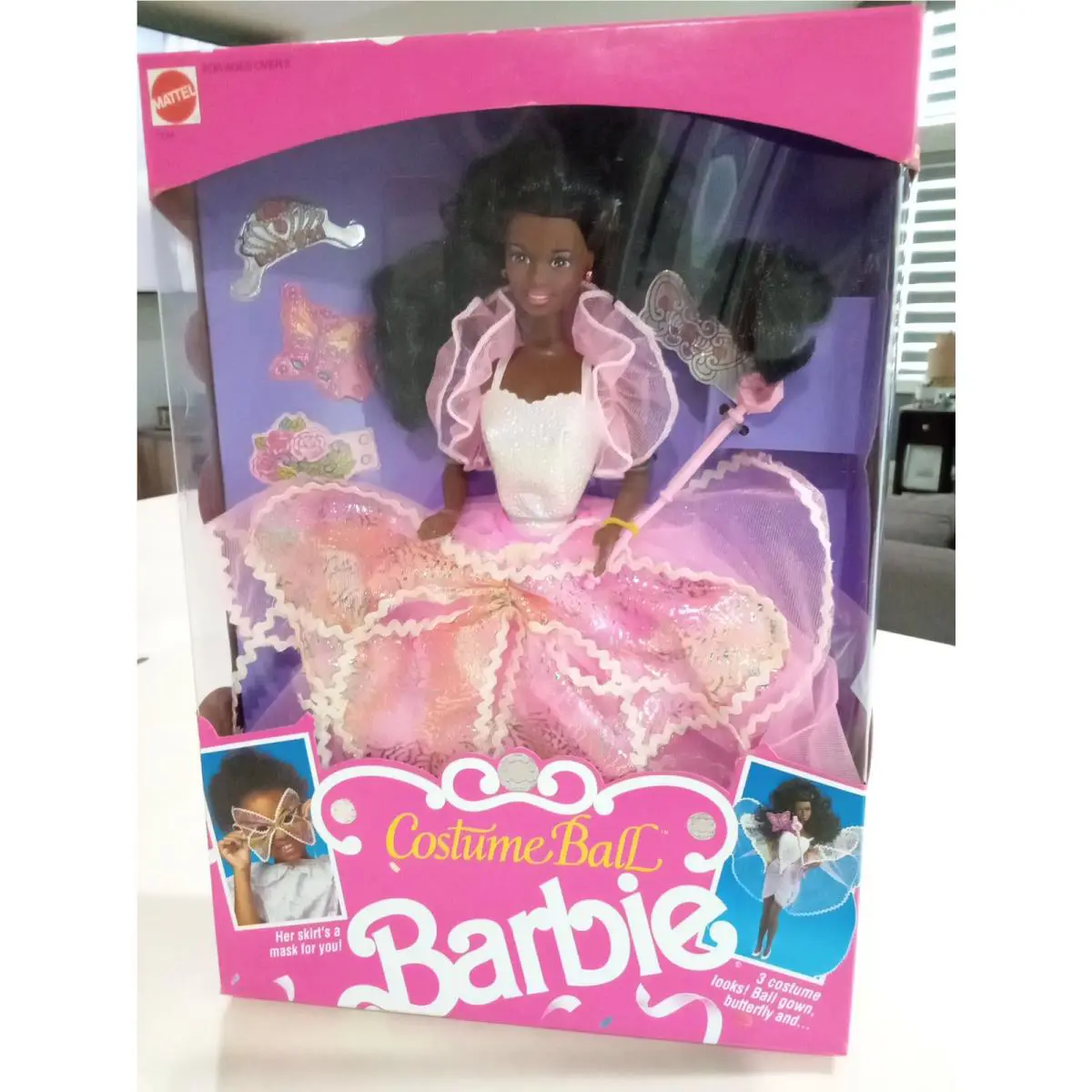 Barbie Doll 1990 Costume Ball Special Edition 7134 Never Opened In Box