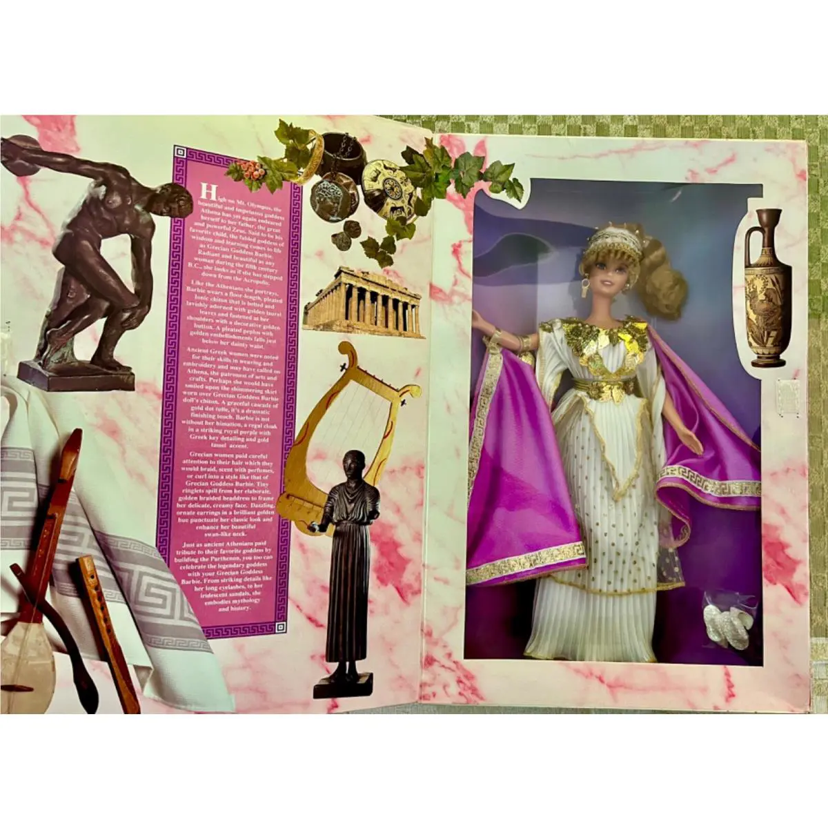 Barbie: Great Eras Grecian Goddess Collector Edition 1995 15005 Nrfb