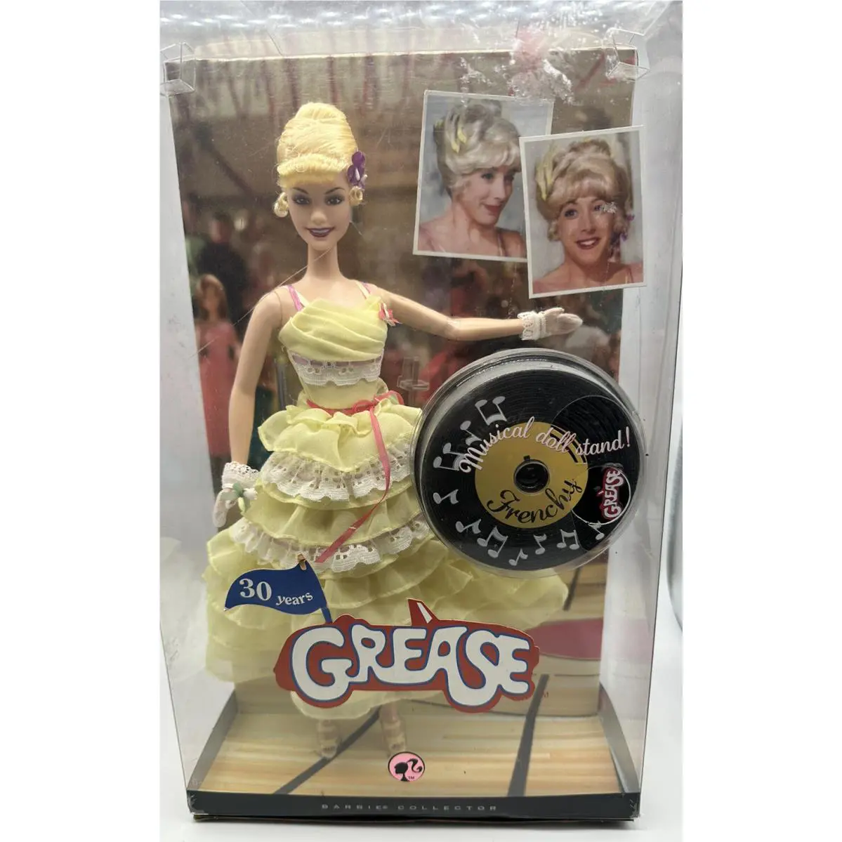 2008 Barbie Frenchie Grease 30th Anniversary Edition Musical Stand