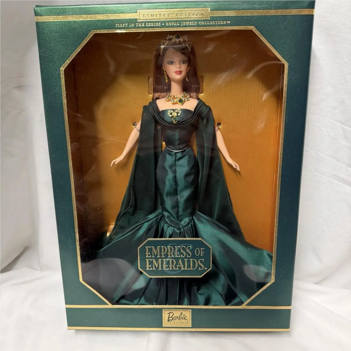 Barbie Empress of Emeralds Doll Royal Jewels Collection 1999 Mattel 25680