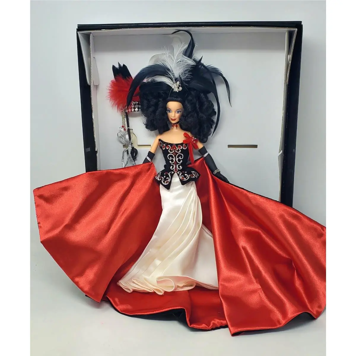 Mattel Masquerade Gala Illusion Barbie Doll with Coa In Box