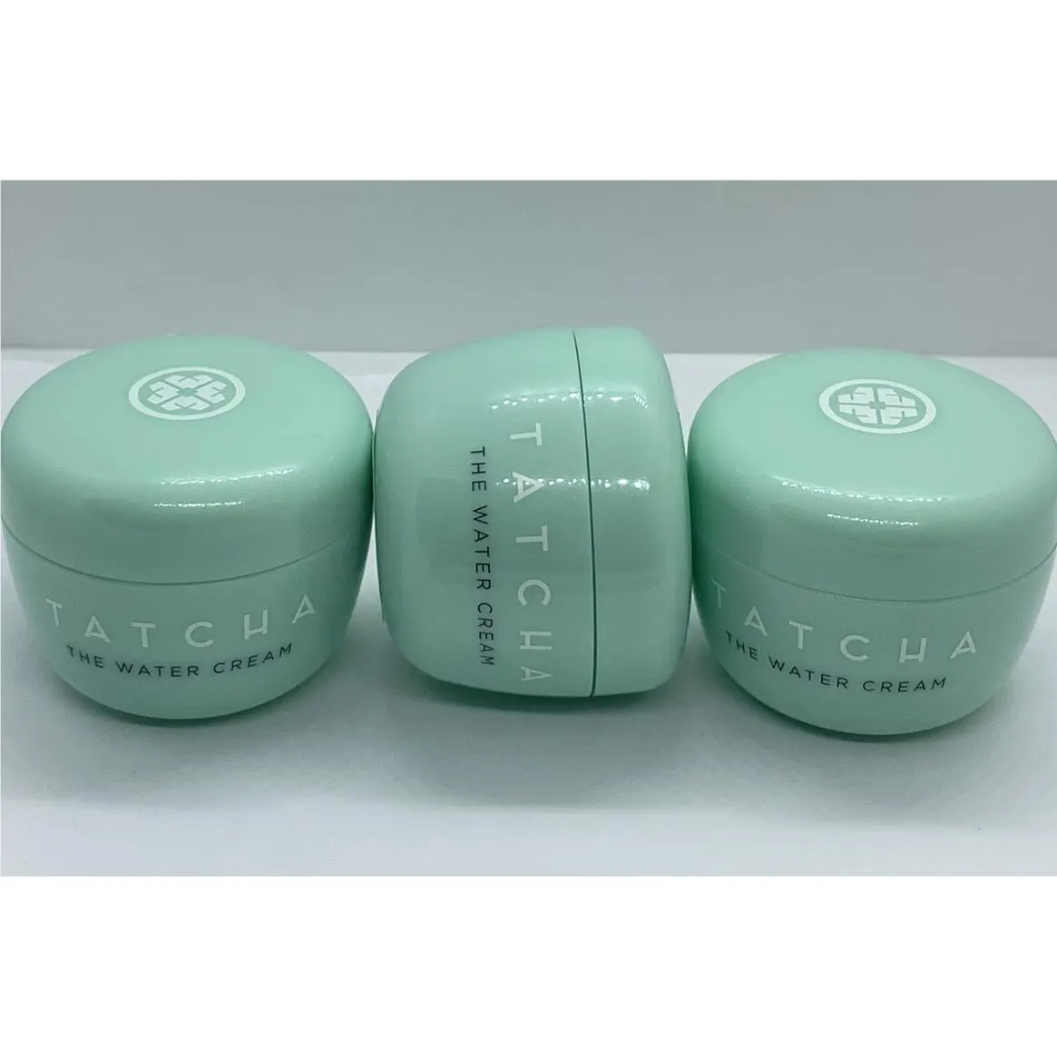 3X Tatcha The Water Cream Travel Size 10ml/0.34oz Each