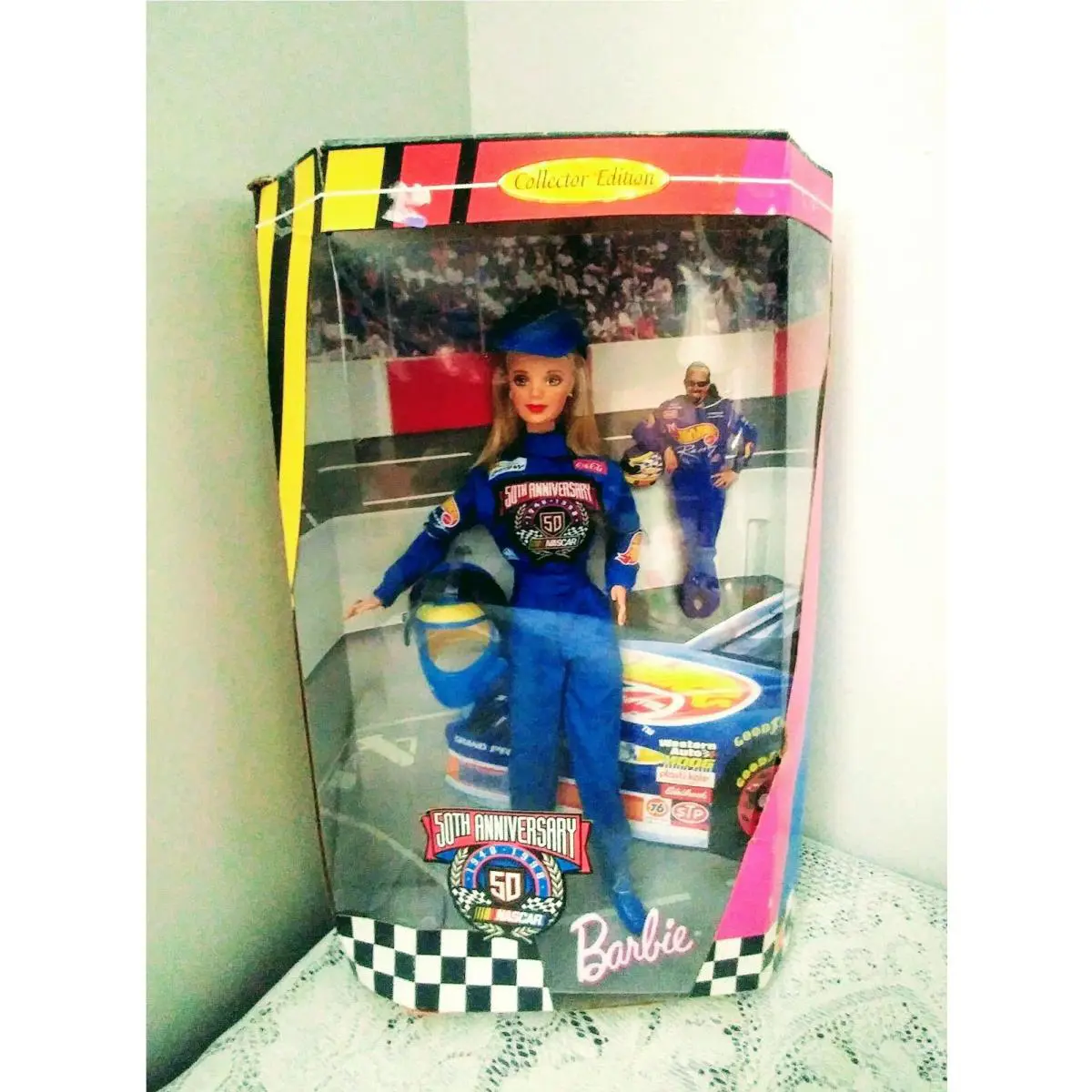 50th Anniversary Nascar 1998 Barbie Doll Collectors Edition
