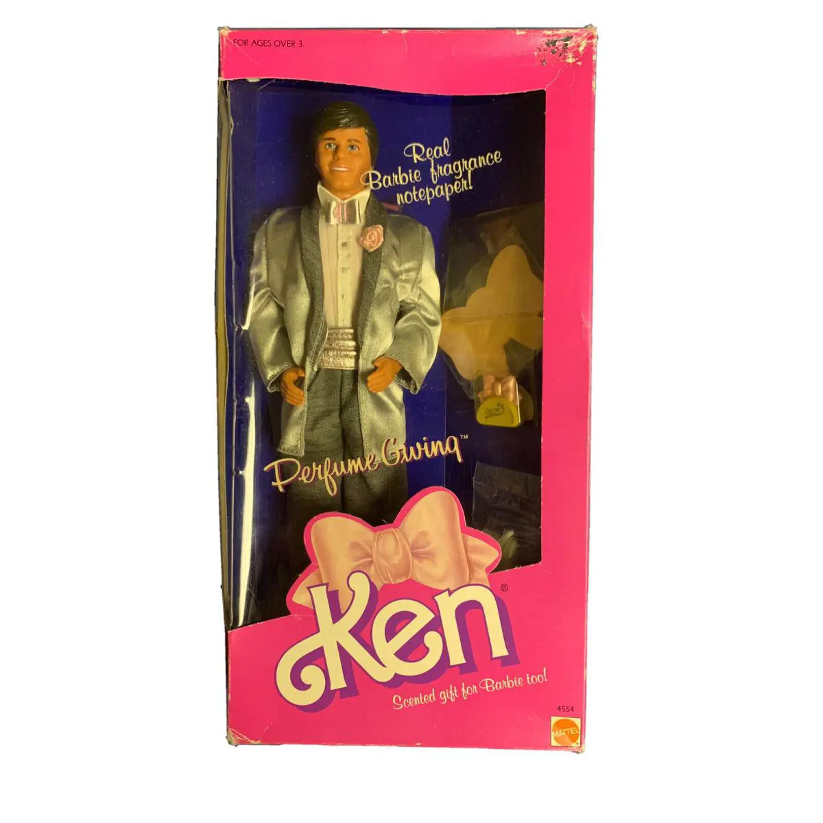Perfume Giving Ken Barbie Doll 1987 Mattel 4554