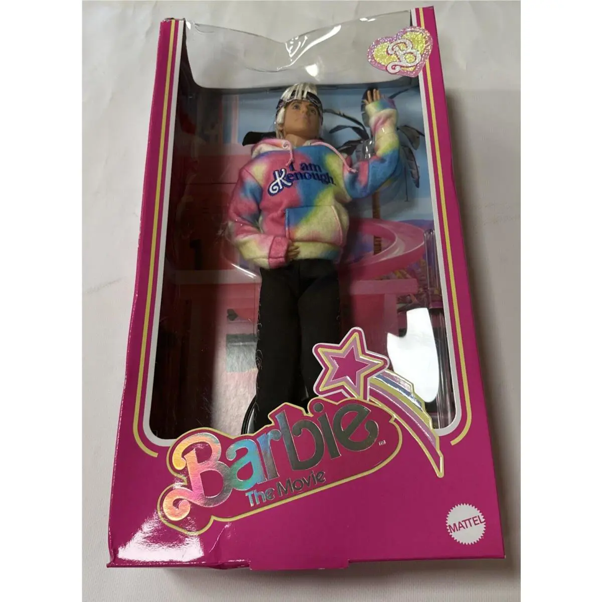 I Am Kenough Ken Doll Wearing Hoodie From Barbie The Movie