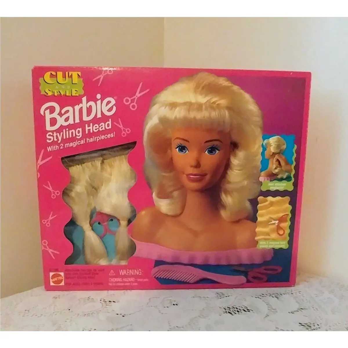 Vintage Cut and Style Barbie Styling Head Blonde Mattel 67246 1995