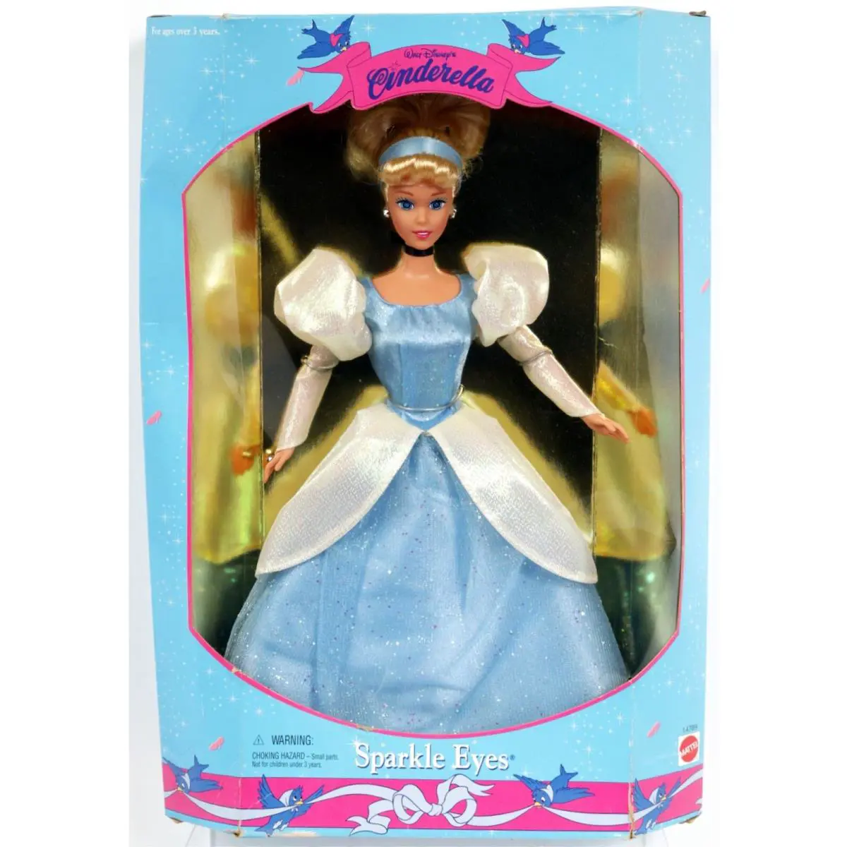 Walt Disneys Sparkle Eyes Cinderella Doll - 14789 Nrfb 1995 Mattel Inc