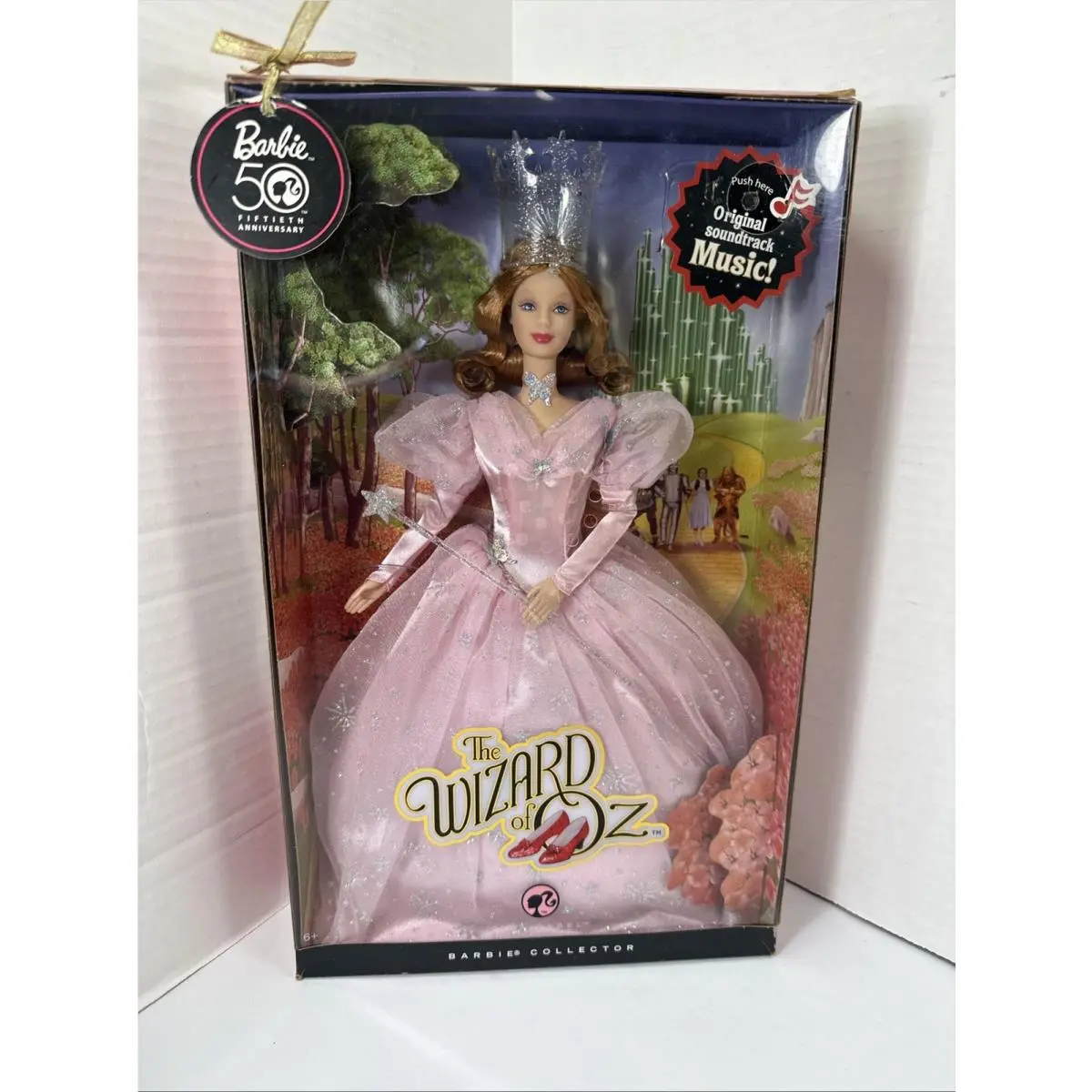 Barbie Glinda Wizard of Oz Pink Label 50th Anniversary Barbie Collection - Works