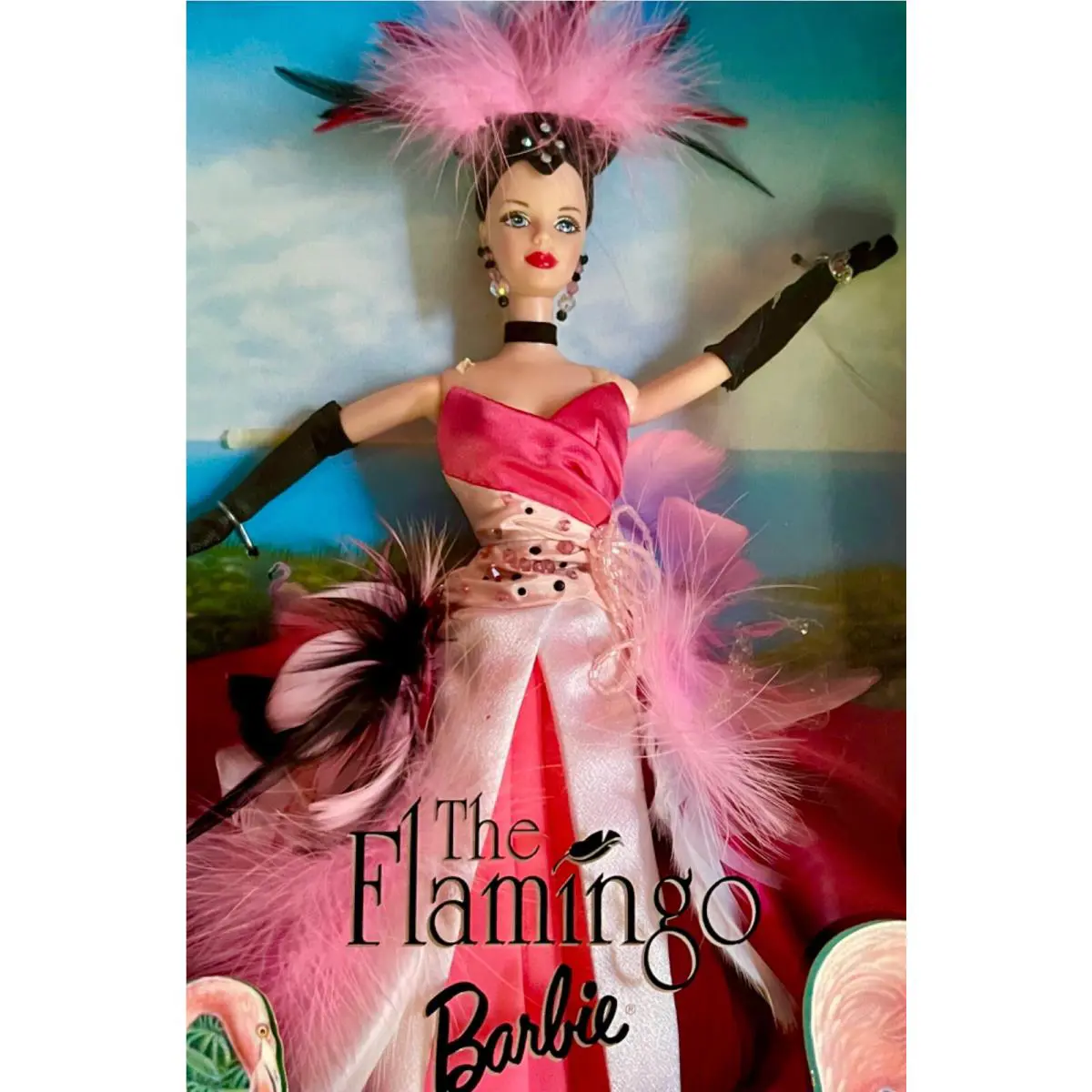 Barbie: Flamingo “birds of Beauty” 2nd Edition 1999 22957 Nrfb