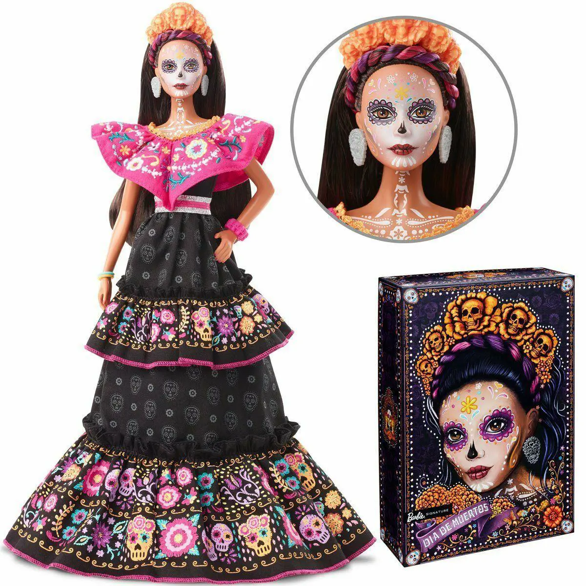 Barbie 2021 Dia De Los Muertos Barbie Doll GLX27