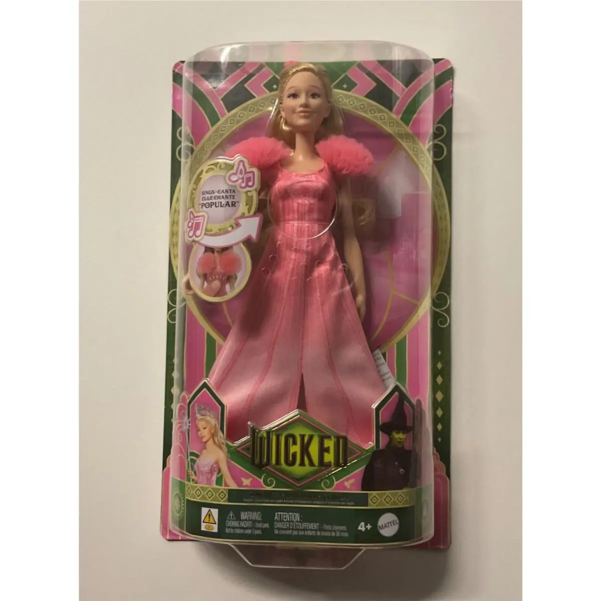 Wicked Movie Singing Glinda Doll Misprint Error Box Url 2024