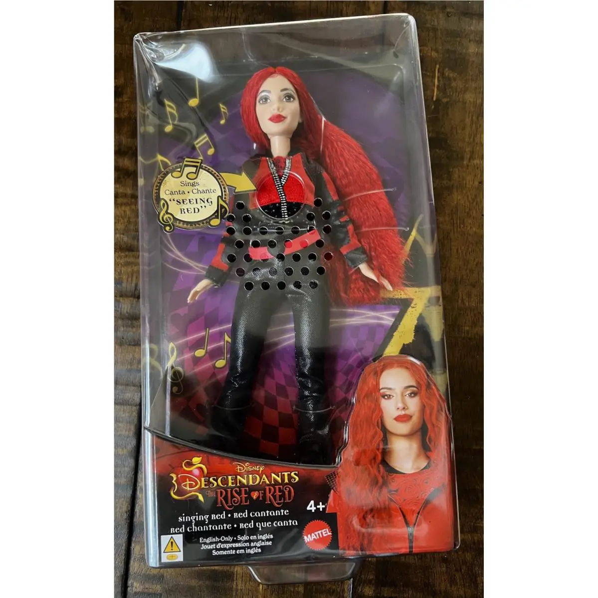 Mattel Disney Descendants: The Rise of Red Singing Red Doll
