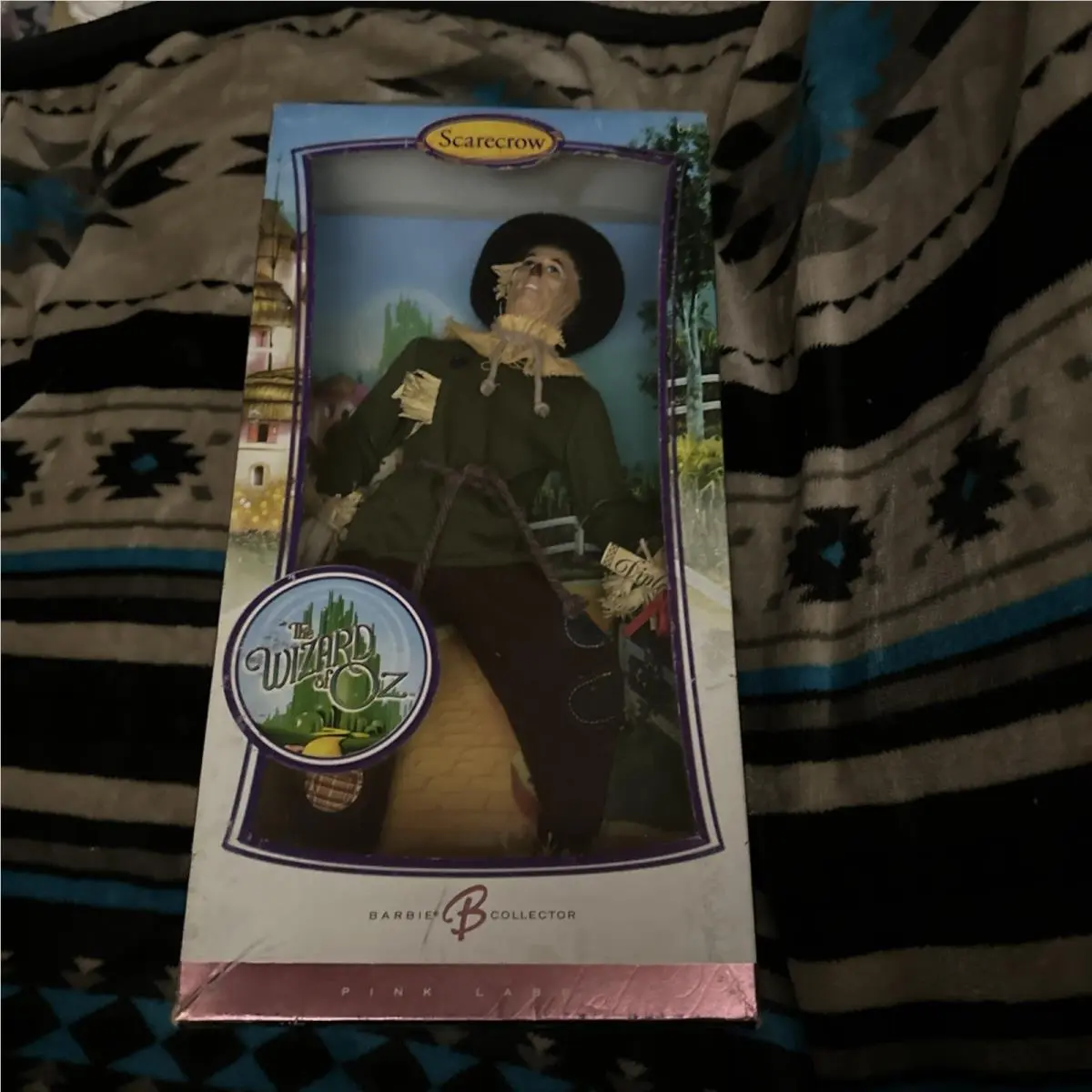 2006 Barbie Wizard Of Oz Scarecrow Doll K8689 Pink Label Ken Doll Mattel