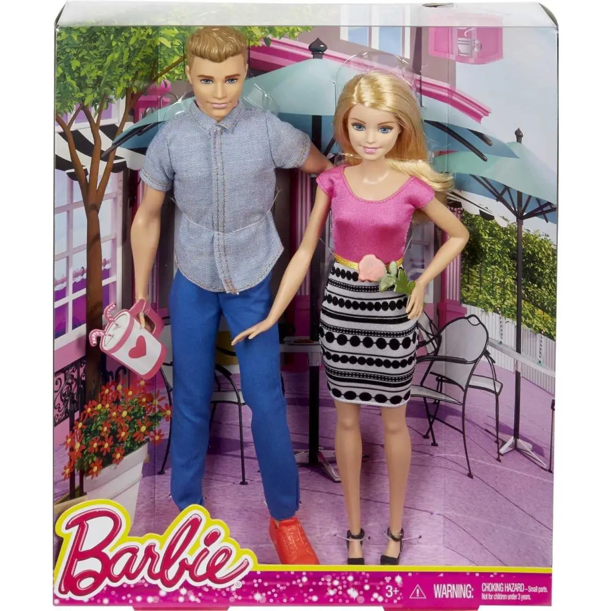 Barbie Ken Doll Set 2-Pack of Fashion Dolls