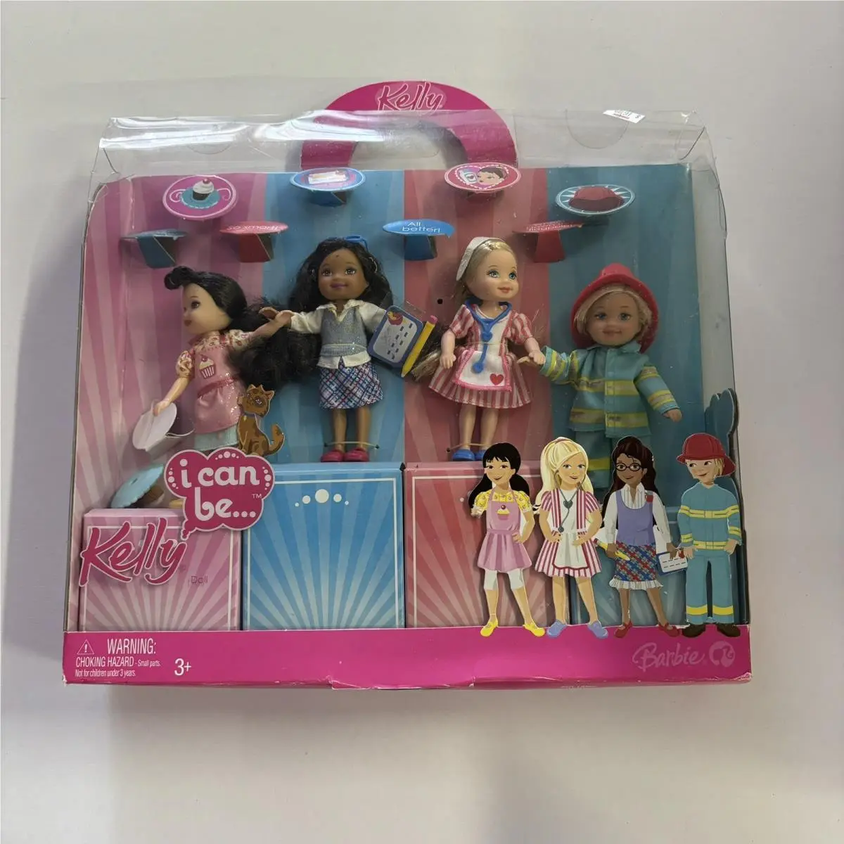 Kelly I Can Be Career 4 Doll Set L8567 by Mattel 2007 Barbie Kelly Dolls