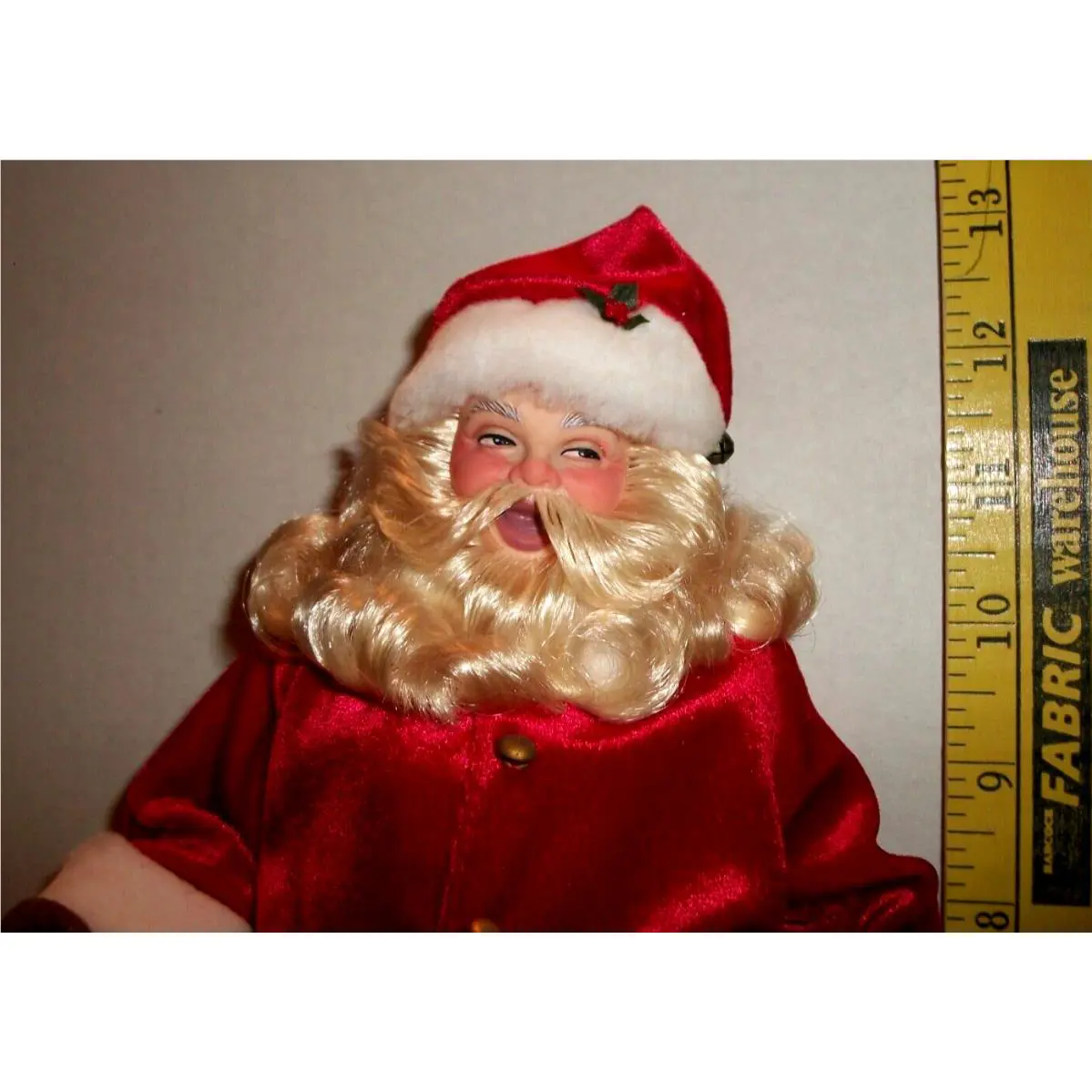 1999 Mattel Jolly Barbie Santa Claus Doll with Removable Clothes Retired A18