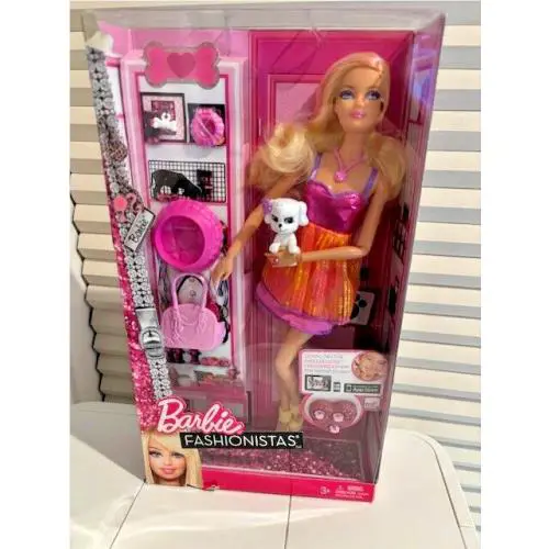 Barbie Fashionistas Barbie Doll and Pet by Mattel- Retired- 2011