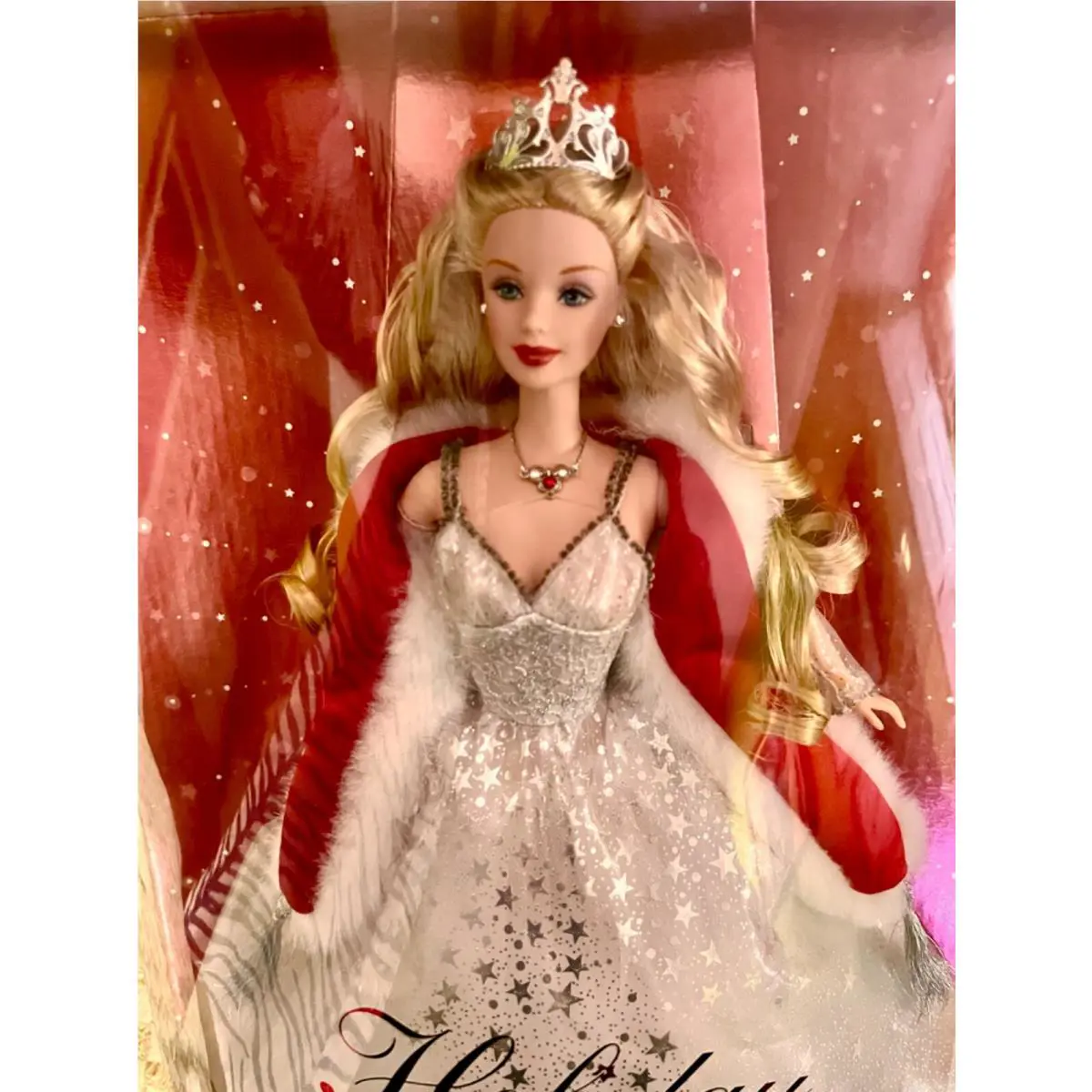 Barbie Holiday Celebration: “2001” White Silver Gown 50304 Nrfb
