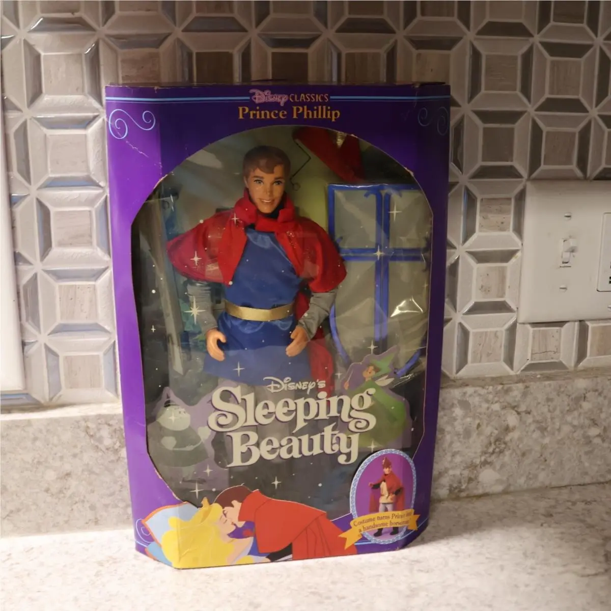 1991 Mattel Walt Disney Classics Sleeping Beauty Prince Phillip 12 Doll 4597